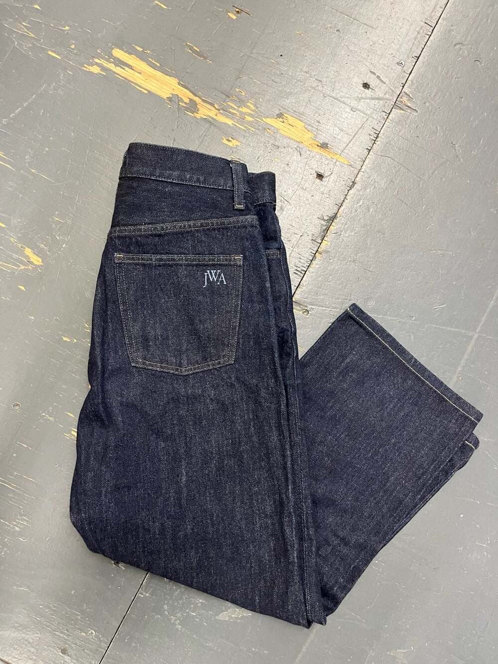UNIQLO x JW Anderson Dark Wash Straight Leg Jeans